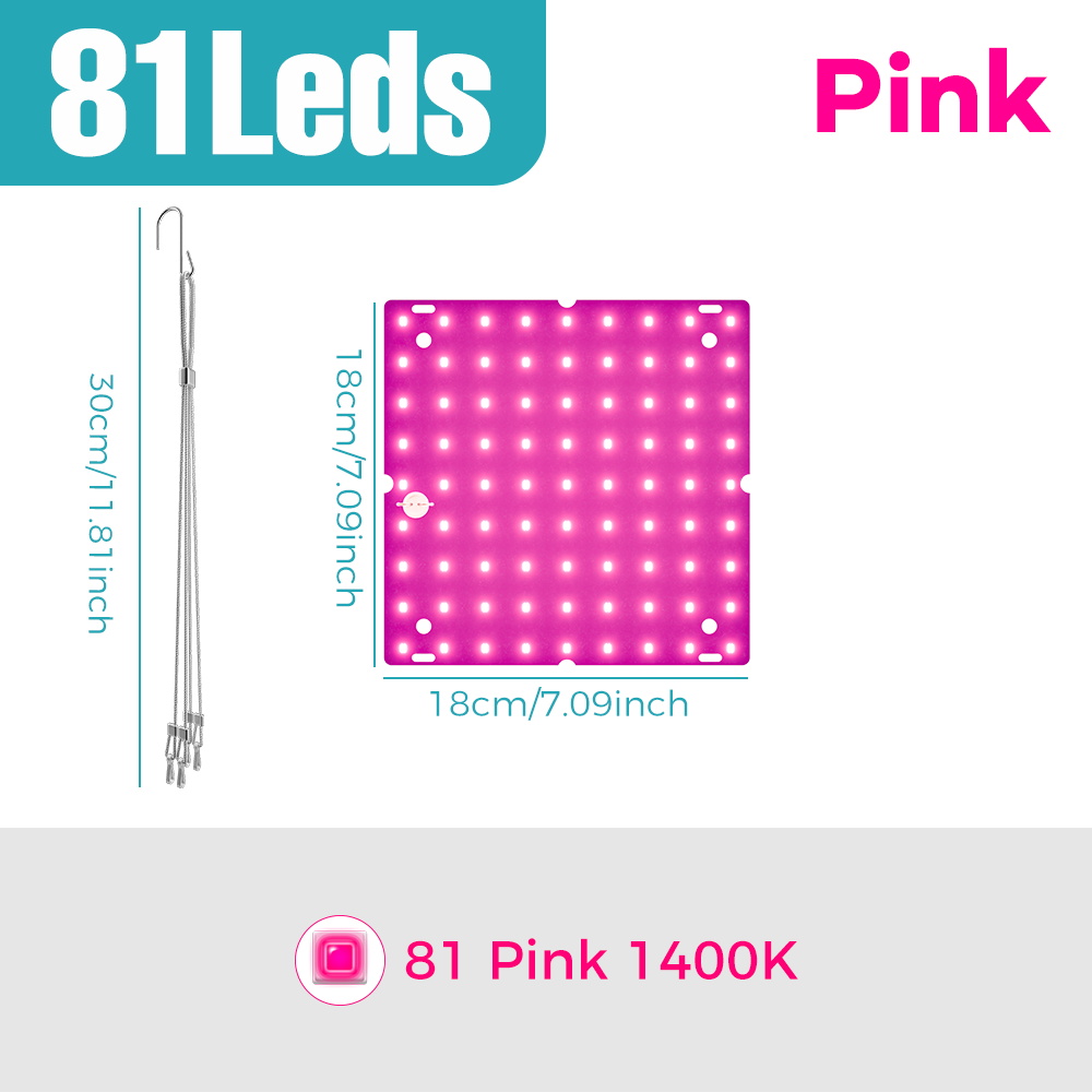 LED-Pflanzenwachstumslicht, 300 W, Vollspektrum, Quantum-Gremium, Hydrokultur-Tafel-Lampe, Wachstumsbox, Gewächshausanbau, Beleuchtung, 110 V/220 V: Blau / uns