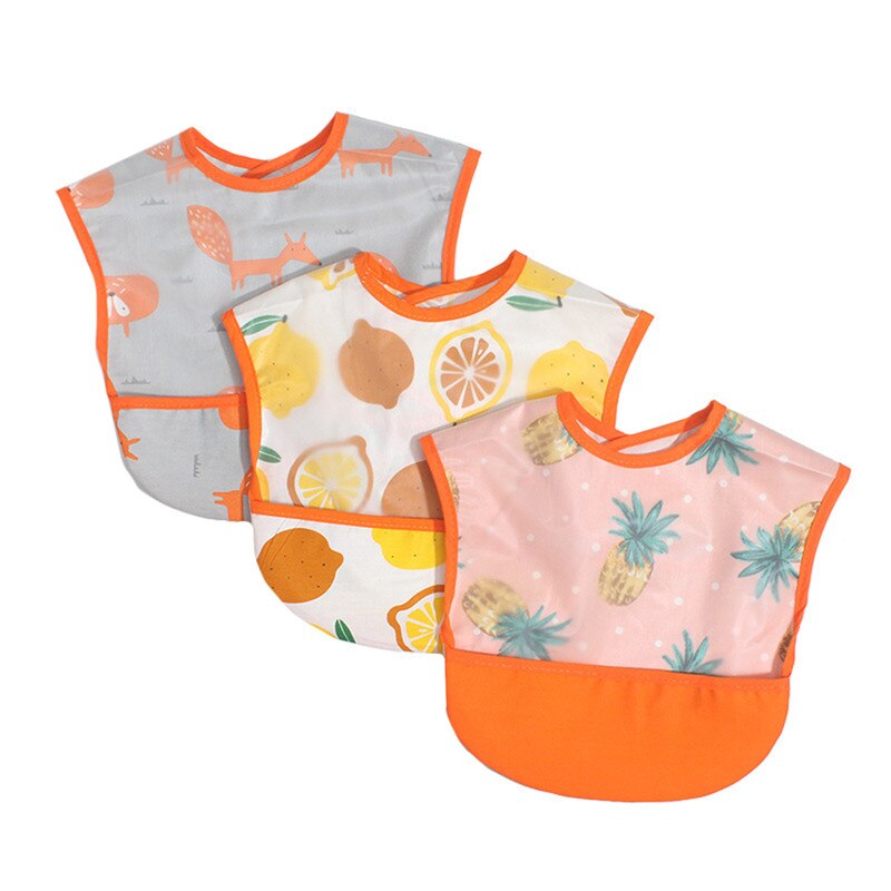 Pudcoco Zuigelingen Baby Jongens Meisjes Feeding Spuugdoekjes Slabbetjes Schort Waterdichte Eva Lunch Bib Cartoondruk Slabbetjes