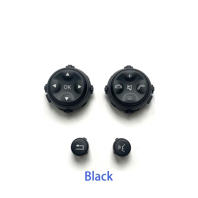 Oryginalny samochód wielofunkcyjny przełącznik na kierownicę przyciski sterowane telefonem klucz robić Benz W221 S-CLASS S280 S300 S350 S400 2006-2009: czarny