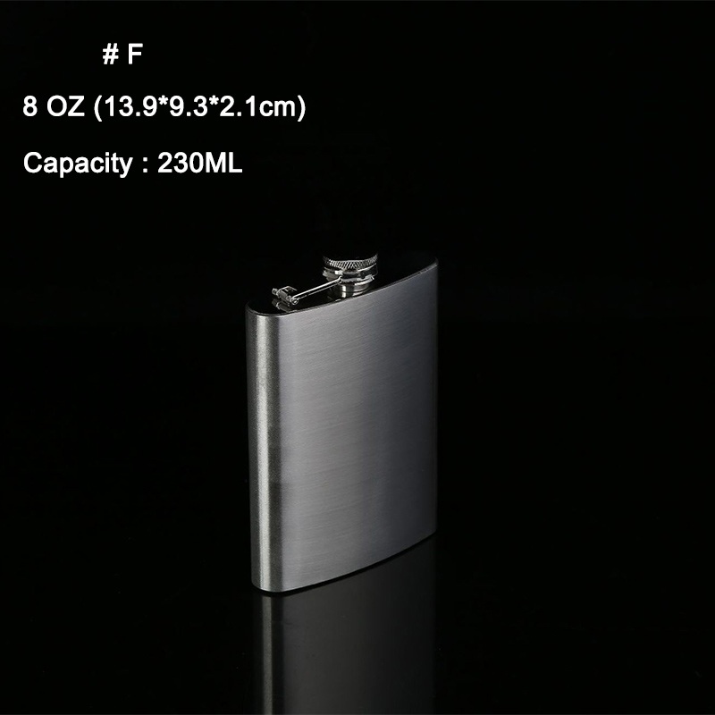 Draagbare Bar Rvs Heupfles Flagon Draagbare Wijn Whisky Pot Fles Drinkware Fles Hoge Quanlity: F