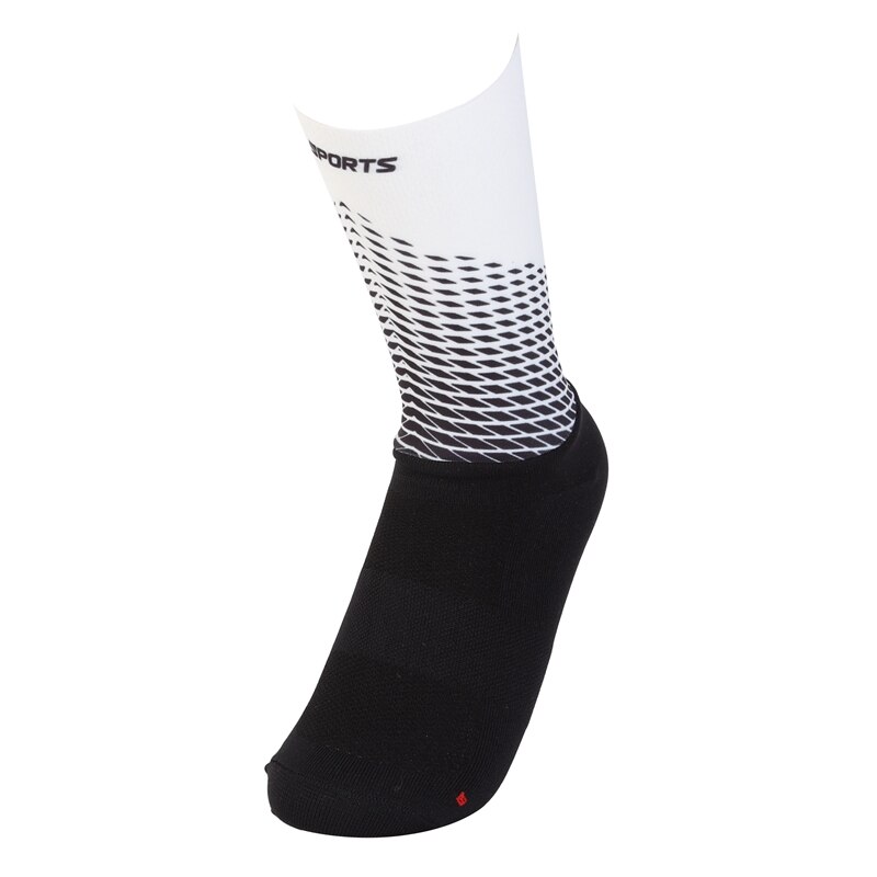 Men Women Anti Slip Cycling Socks Breathable Bike Sock Compression Bicycle Outdoor Running Sport Socks: H / L