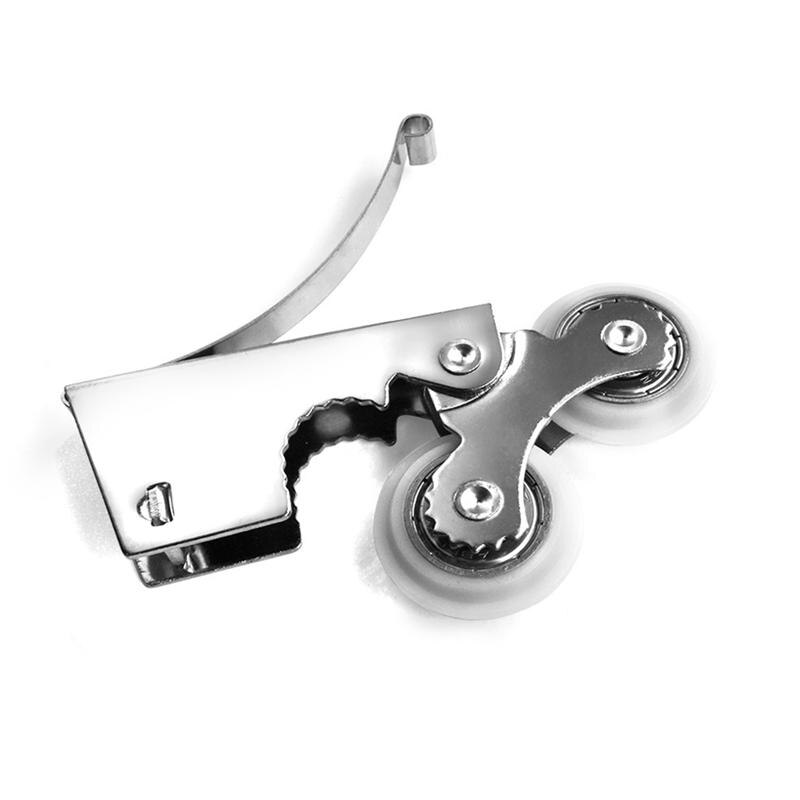 2pcs Double Wheel Door Runners Rollers Replacement Window Door Wheels Sliding Enclosure Wheels Pulleys For Home Wardrobe