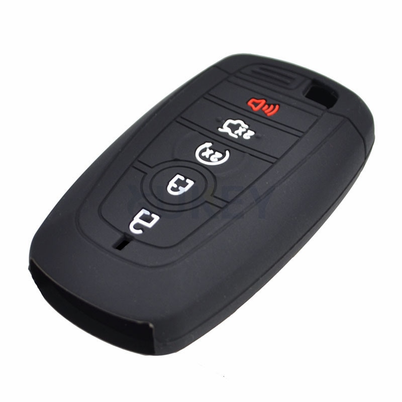 Funda de silicona de llave de control remoto para coche para Ford Fusion Mustang F-150 F-250 F-350 F-450 F-550 - cubierta carcasa para mando a distancia sin llave
