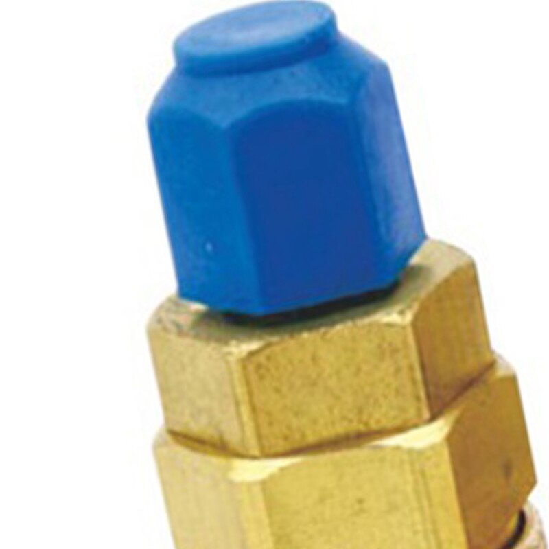 2Pcs Brass + Metal Quick Connector Adapter Air Conditioning Refrigerant Adapter for AR Refrigeration System Fluoride