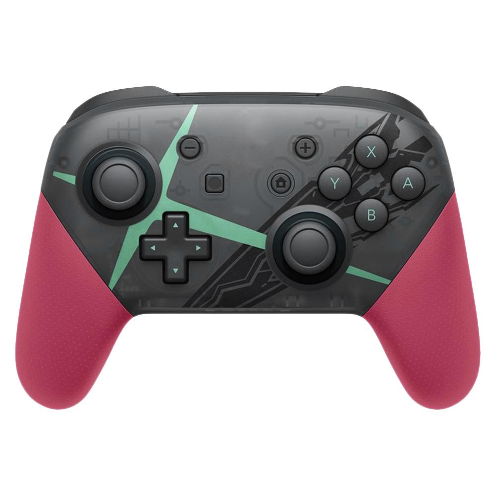 Draadloze Bluetooth Pro Gamepad Voor N-Schakelaar Ns-Switch Console Draadloze Gamepad Video Game Usb Joystick Schakelaar Pro controller: red and black