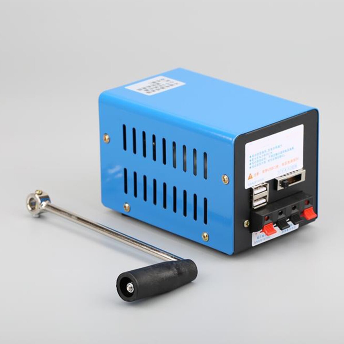 Tragbare Hand Kurbel Generator Multifunktions USB Hand-Gekröpft Generator für Notfall Überleben Ich bin Freien Telefon Ladegerät