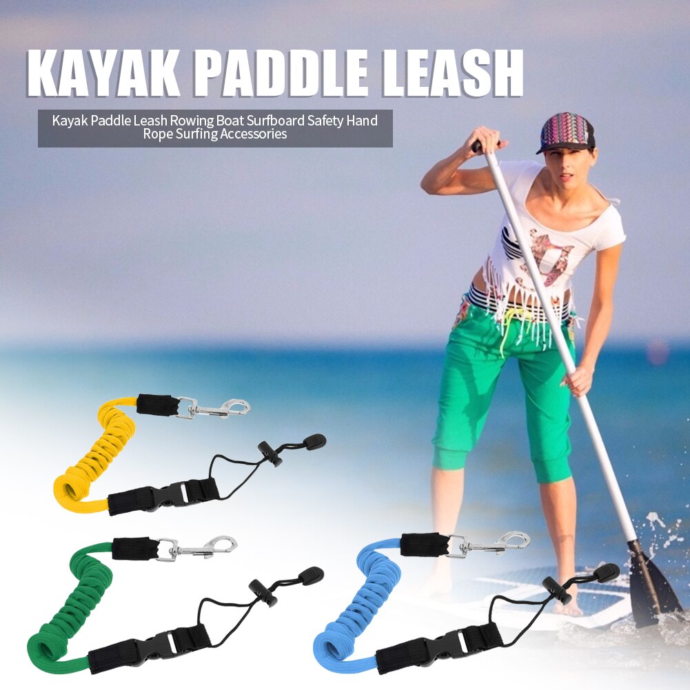 Kayak Rowing Boat Paddle Leash Surfboard Safety Hand Leash Rope Surfing Outdoor Fishing Tackle Accessories