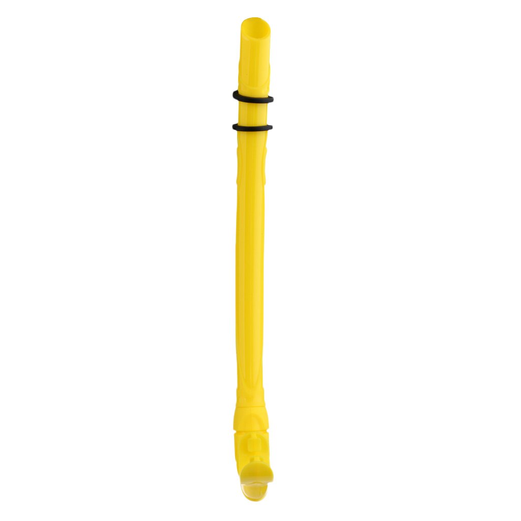 Foldable Silicone Roll Up Snorkel Underwater Water Sports Scuba Diving: yellow