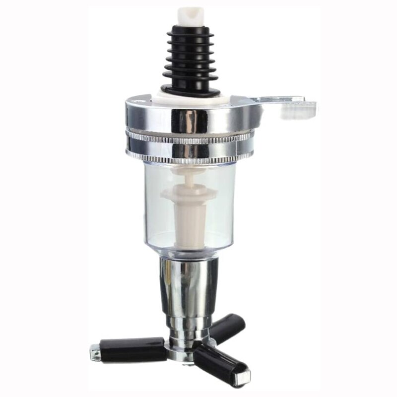 1/2- flaske drikke brennevin dispenser drinker brennevin fest bar aluminiumslegering veggfeste alkohol dispenser drikkevaresett: 25ml hoder