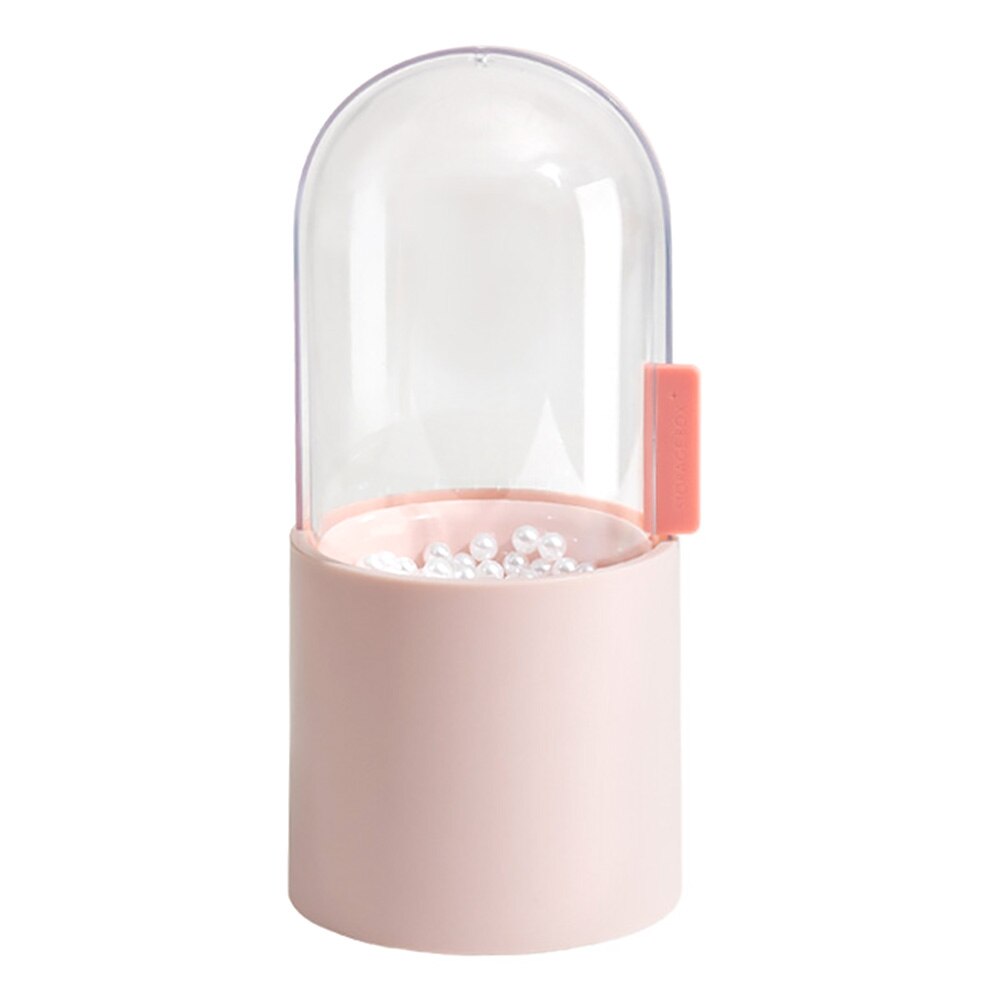 Lipstick Waterproof Wenkbrauwpotlood Cosmetische Container Multifunctionele Parel Transparante Stofdicht Abs Badkamer Make-Up Borstel Doos