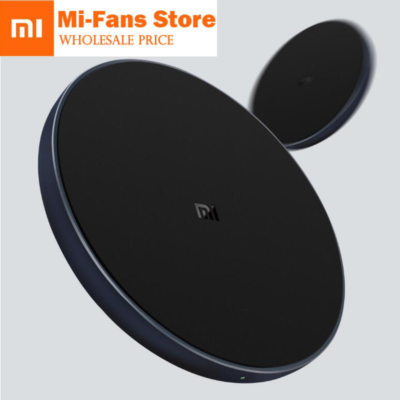 Xiaomi Original WPC01ZM 10W MAX carga rápida Qi cargador inalámbrico tipo C para iPhone para Samsung para huawei en stock