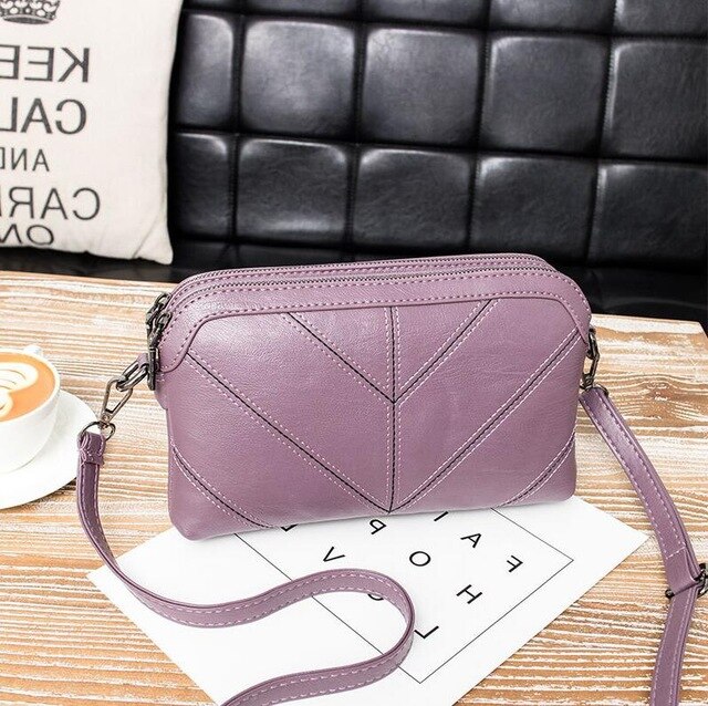 Yogodlns – sac à main tendance en cuir Pu pour femmes, sacoche à bandoulière Simple avec fermeture éclair
