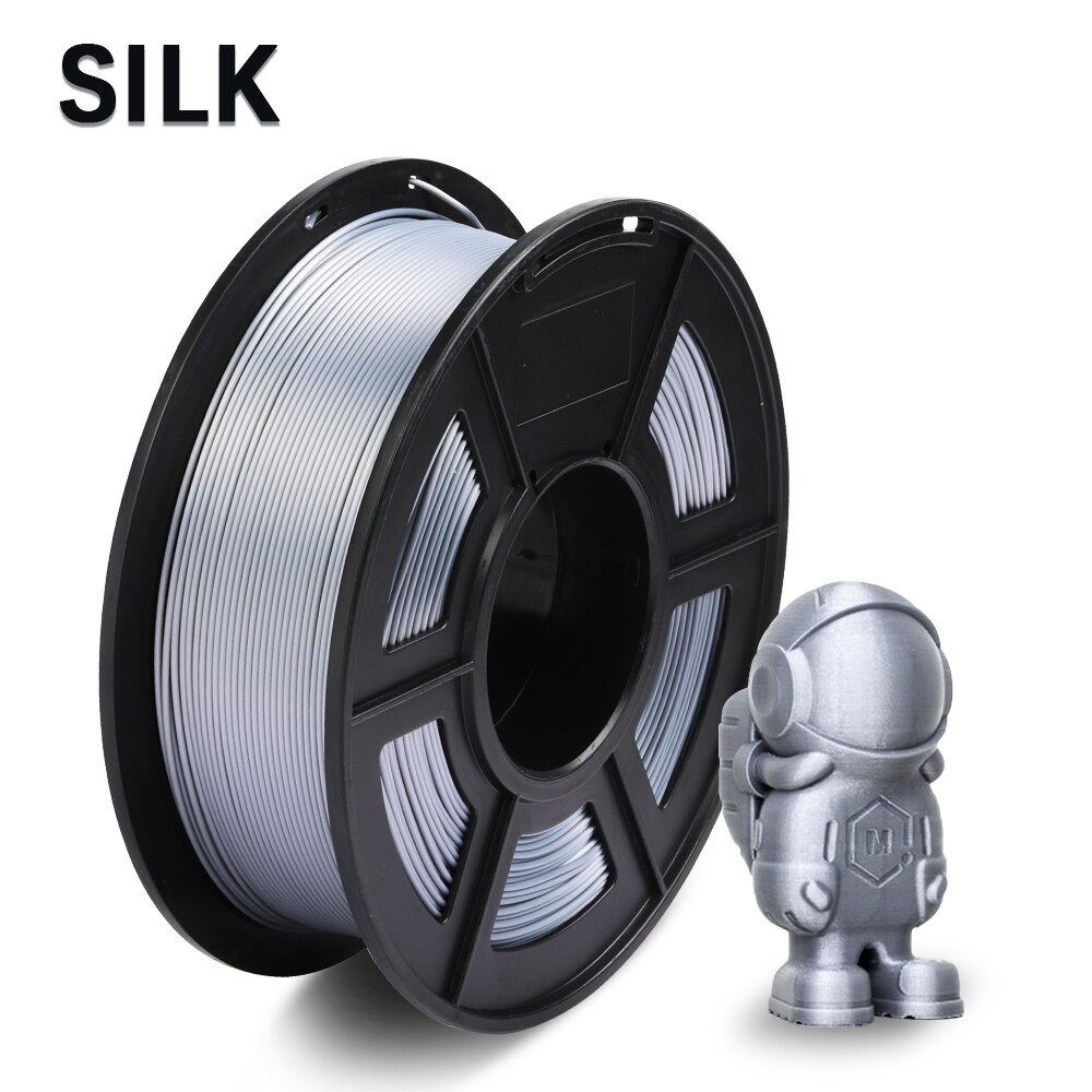 Enotepad PLA SILK Filament for printer 1.75mm 1KG Original 3D Printing Materials with box vacuum filament: SILK-SV-1KG