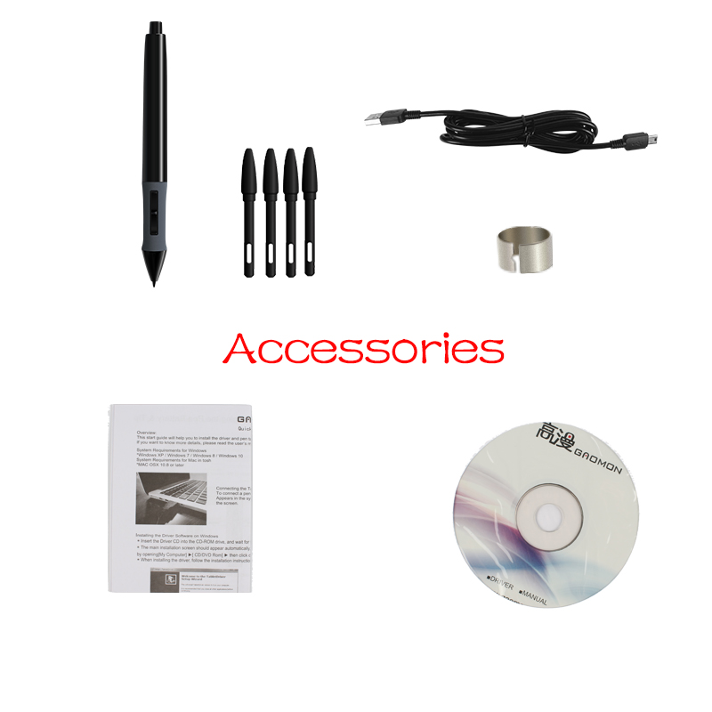 GAOMON 860T 8x6 inch Graphic Drawing Tablet Digital Tablet Signature Pad Painting Pen for Writing Painting Pro wacom