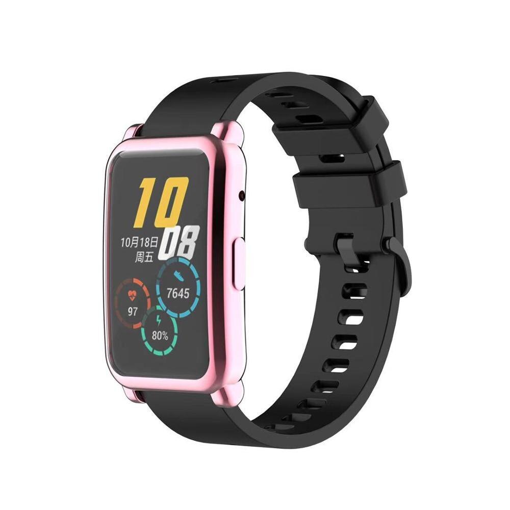 Soft Case Voor Huawei Honor Horloge Es Tpu Plated Rondom Screen Protector Cover Bumper Protector Volledige Cover Screen bescherming