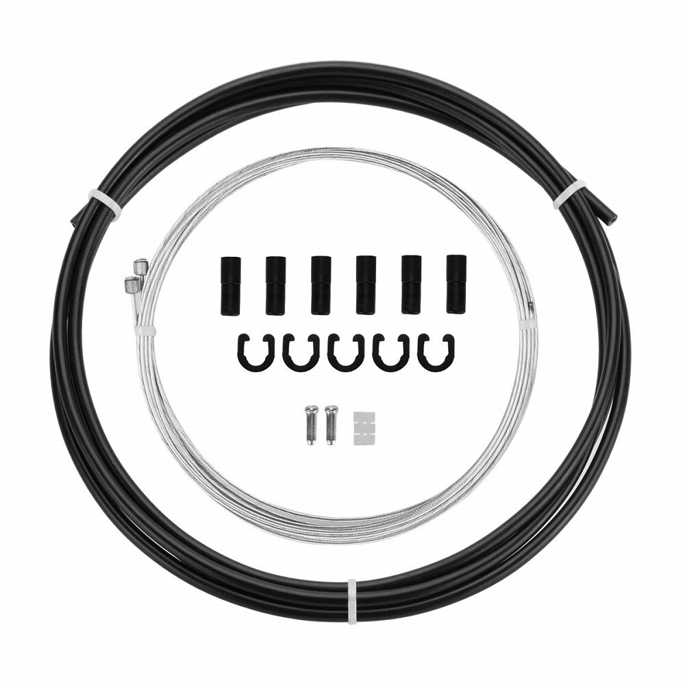 CNC Bike Shift Cable Housing Kit Bicycle Shifter Cable For Shimano Sram Derailleur Mountain Road Bike Shift Cables: Black