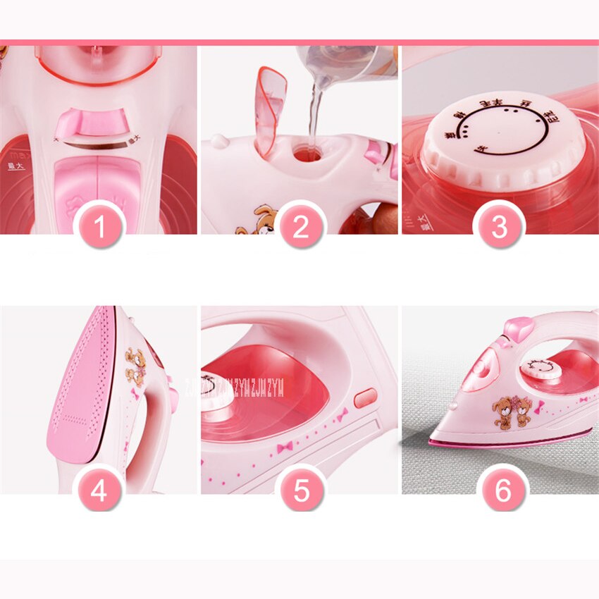 AUX-YD2033-16 Electric Iron Portable Handheld Steam Travel Foldable Irons Steam Temperature Control Voltage 1600W 220V Household