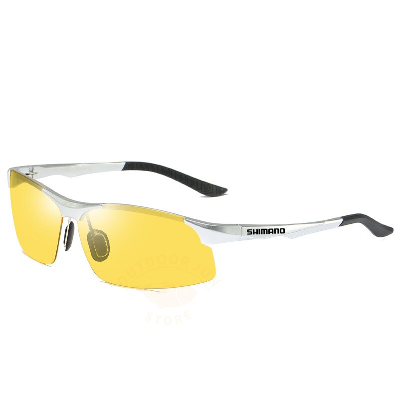 Shimano-gafas de sol polarizadas para hombre, lentes de sol polarizadas con visión nocturna, para día y noche, novedad de 2022: C6night sight