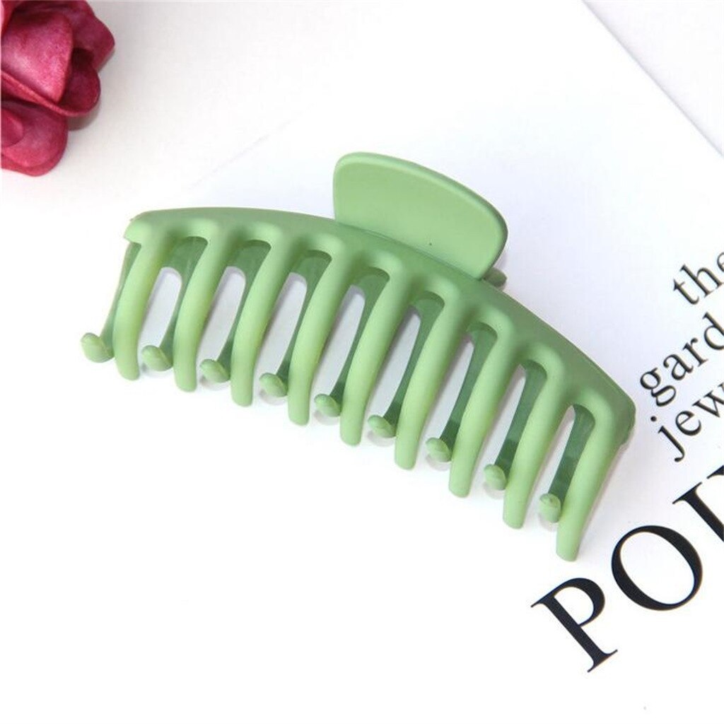 1Pc Clip Haar Accessoires Make Scrub-Kleur Acryl Grote Douche Haar Clip Haarspeld Terug Hoofd Clip Hoofdtooi Gebroken