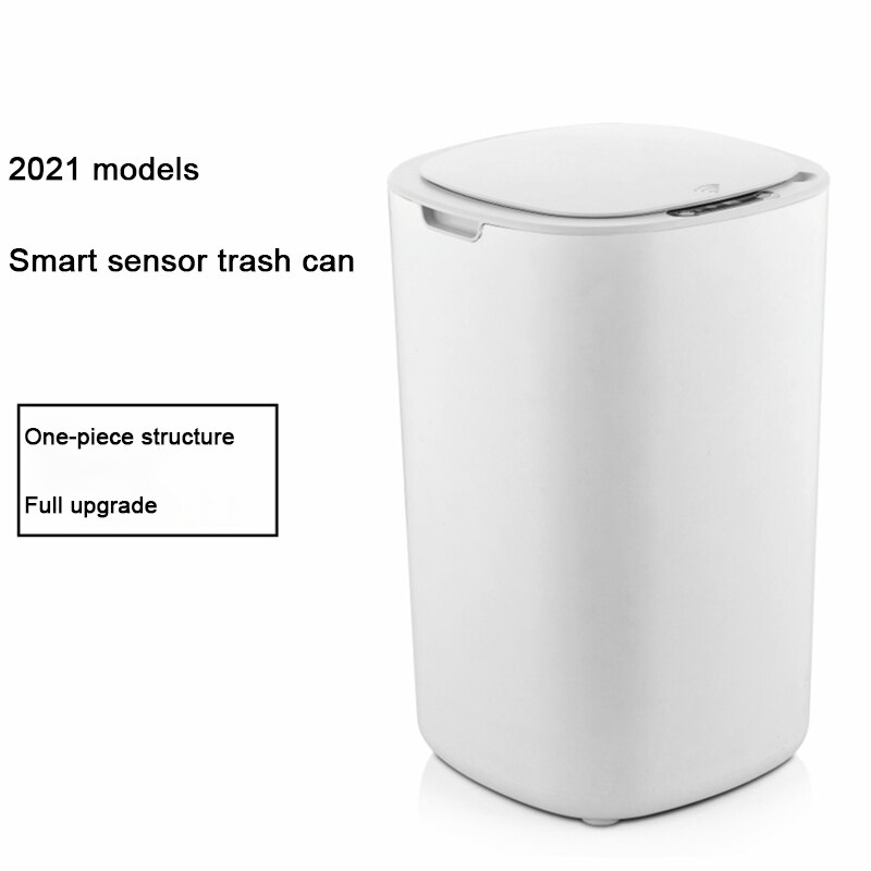 15L Smart Prullenbak, Automatische Elektrische Prullenbak Voor Keuken, Badkamer, Woonkamer, inductie Kick Usb Charger Prullenbak