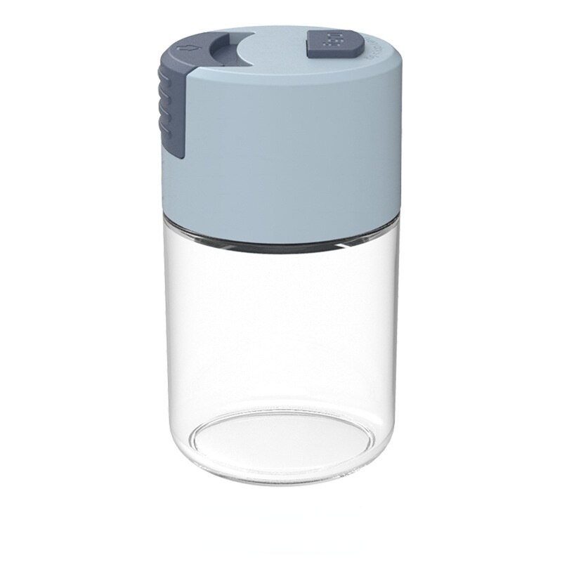 100ml Glass Spice Jars Transparent Spice Bottle Containers for Spice Pepper Salt Cocina Sealed Kitchen Spice Jar: Blue