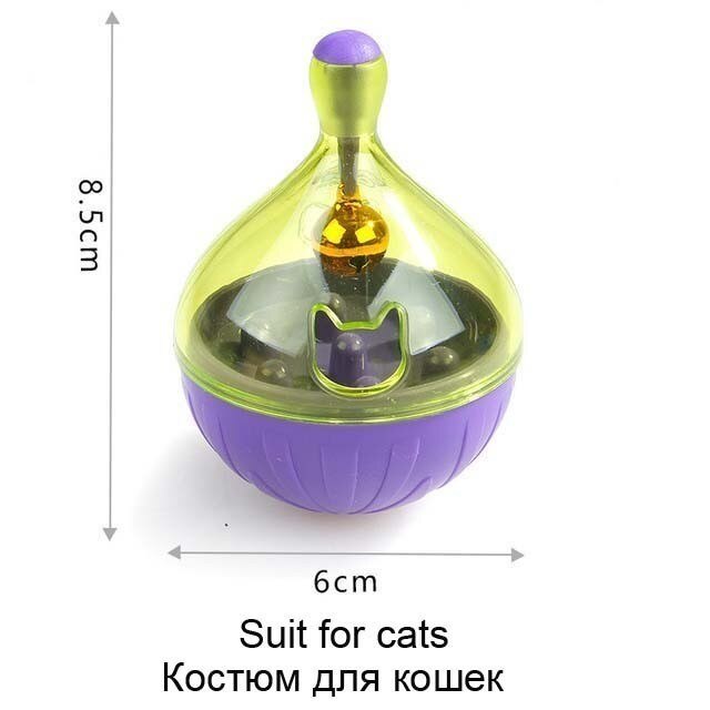 Interactive Dog Toys Gourd Shape IQ Food Ball Toy Smarter Food Dogs Treat Dispenser For Dogs Cats Playing Training Pets Supply: B