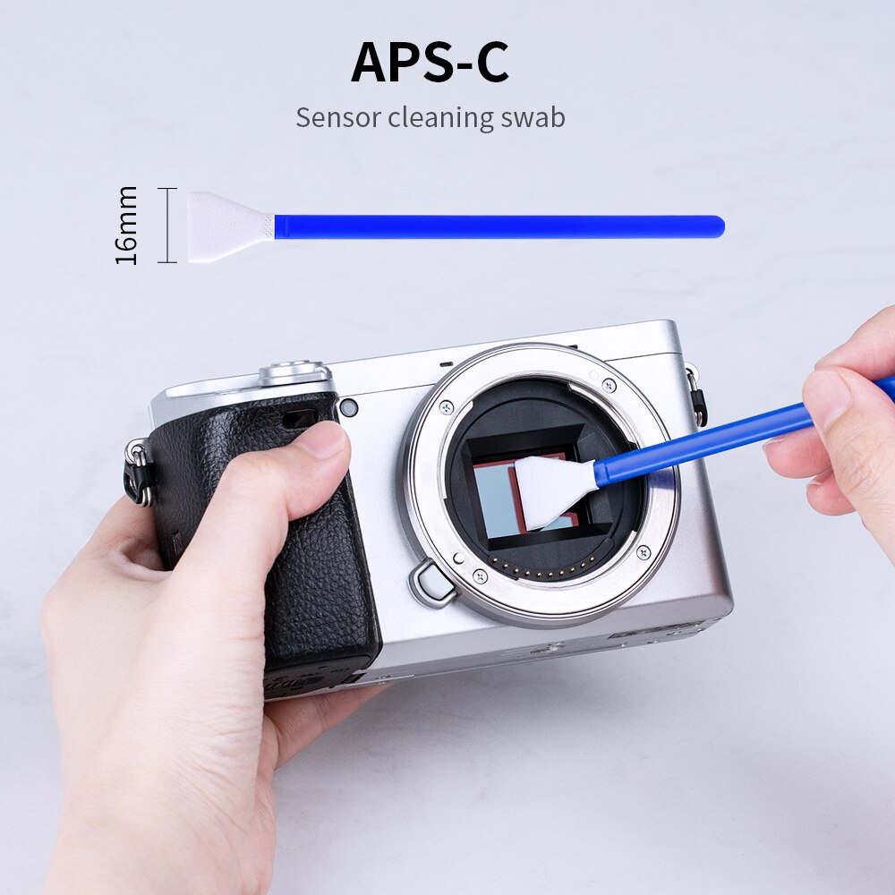 Kit De Nettoyage Pour Capteur Sony Par K&F Concept - 24mm X6 écouvillons + 20ml De Liquide