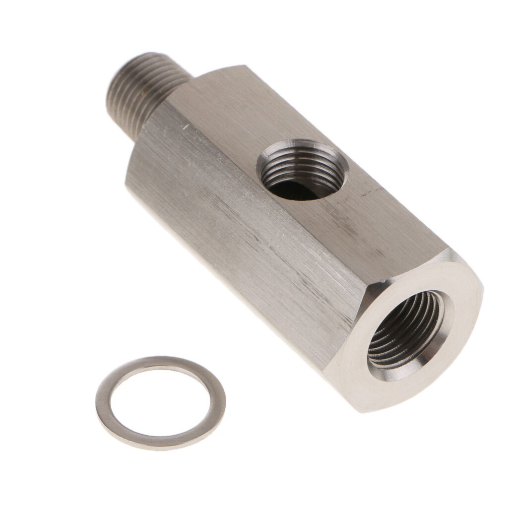 Oil Pressure Gauge Sender Adapter 1/8 "NPT Female To M10x1.0 Male