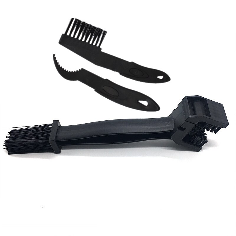 Sykkel kjederenser sykkel sykkel maskin børster skrubber vask verktøy rengjøringssett fjellklatrer sykkel kjede renere vaskemaskin: 3 stk 5