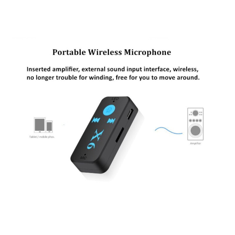 X6 adapter, bluetooth-kompatibler empfänger, auto-bluetooth-aux-kit, unterstützt tf-karte ,  a2dp audio-stereo-lautsprecher, 3.5mm bluetooth-freisprecheinrichtungen
