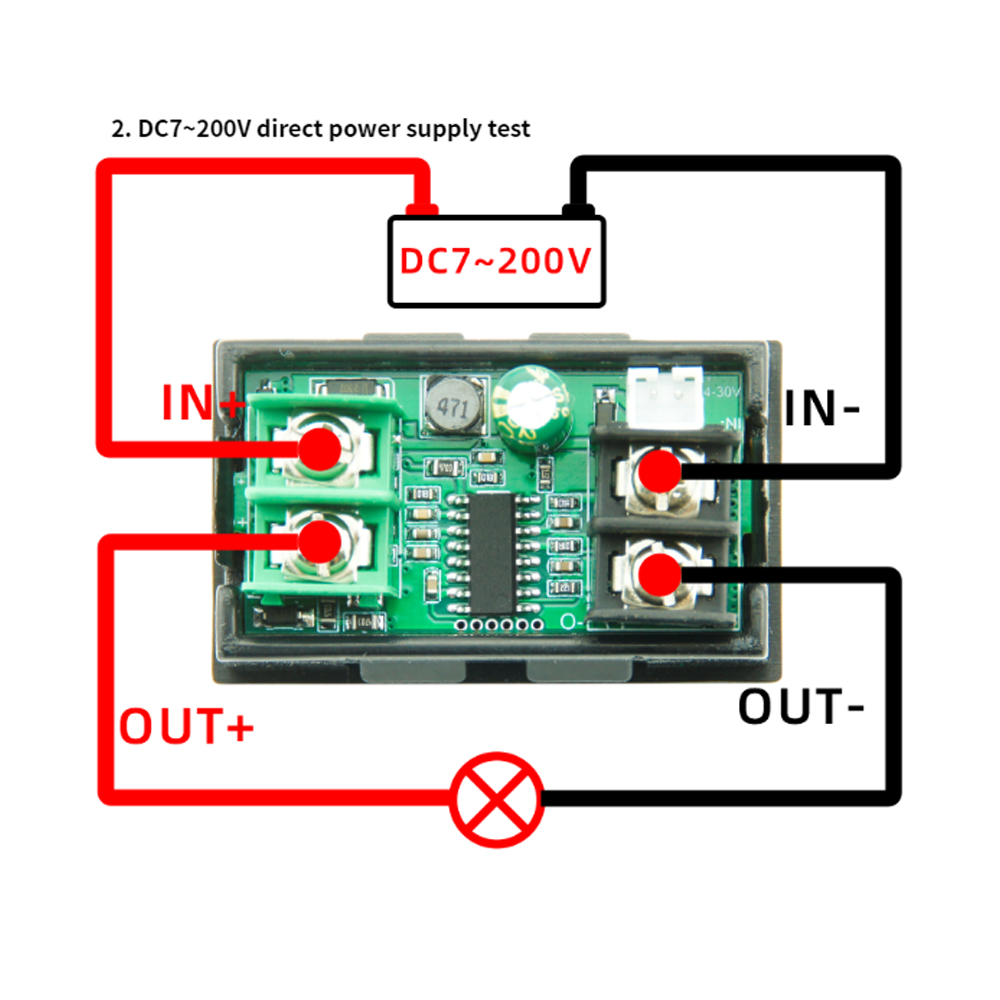 DC 0-200V 20A Voltmeter Ammeter KWS Power Energy Meter LED Digital DC Wattmeter Meter 9-in-1 Multi-function Measuring Instrument