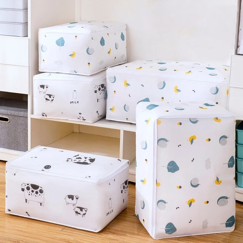 Home Closet Clothing Quilt Storage Bags Foldable Clothes Sweater Organizer Box Large Capacity Cabinet Container Sorting Pouch