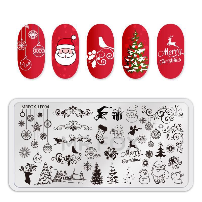 1 Uds. Placas de estampado de uñas de serpiente, plantillas rectangulares, placa de imagen de sello para decoración de uñas, herramientas de impresión de uñas de acero inoxidable para manicura