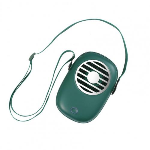 50% Draagbare Handheld Fan Oplaadbare Leuke Draagbare Mini Usb Ventilator Oplaadbare Ketting Fan Voor Huishouden Zomer: green