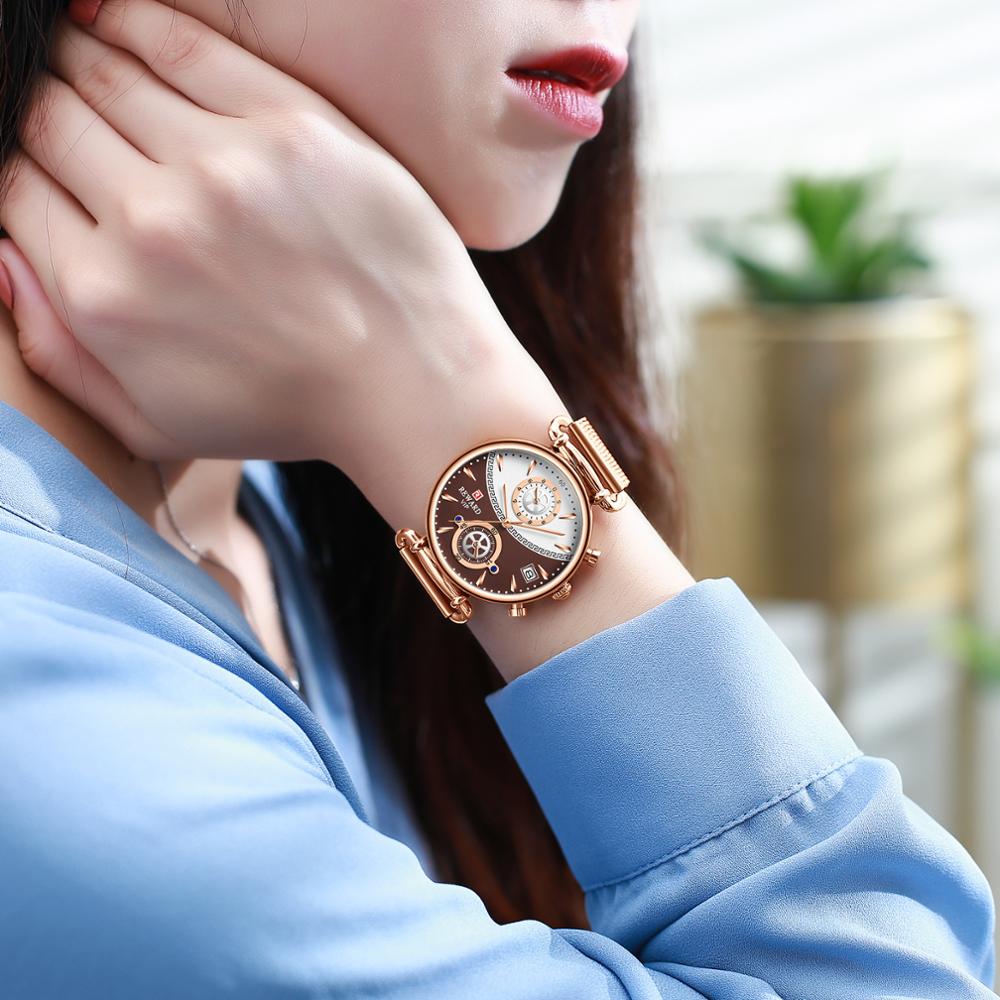 Belønning par ure luksus afslappet quartz herre ure mandlige armbåndsure ur homme часы женские top mærke reloj