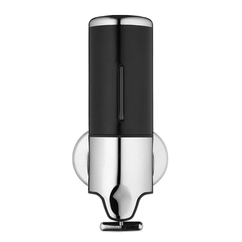 500ML łazienka plastikowy dozownik robić mydła hotelowy żel strąk prysznic mydelniczka ze stali nierdzewnej mydło robić rąk butelka naścienna zestaw łazienkowy: 02 1szt