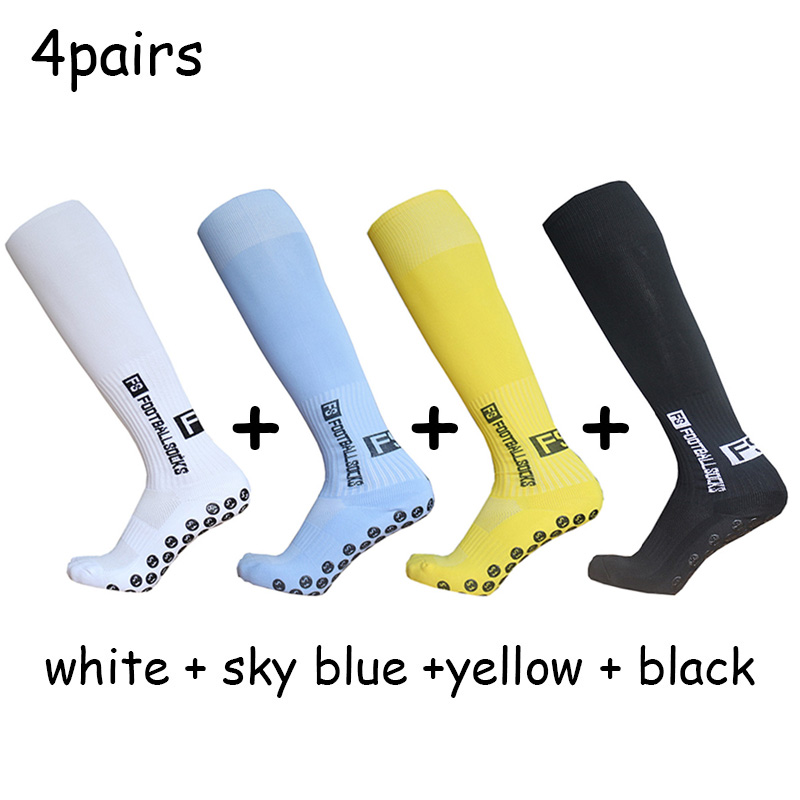 Long FS Football Socks Non-slip Silicone Sole Compression and Breathable Professional Football Socks: mix1
