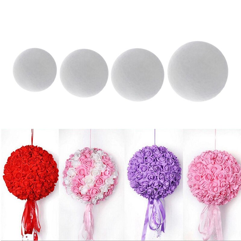 3x knutselmateriaal bal/bol 50 cm halve schalen styrofoam/polystyreen