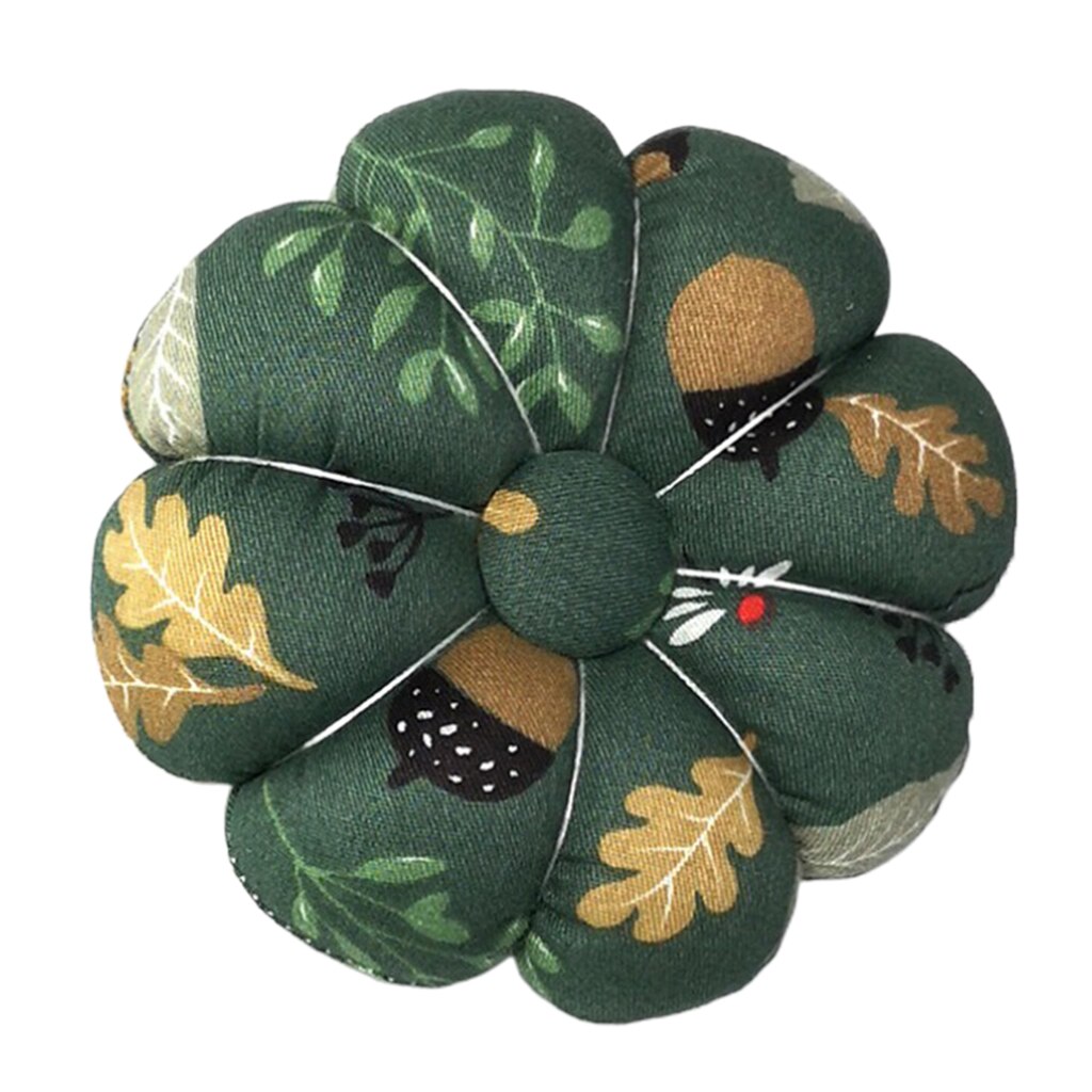 1Pcs Pin Cushion Wrist Pumpkin Pin Cushions Wearable Sewing Needle Pincushions for Needlework Sewing