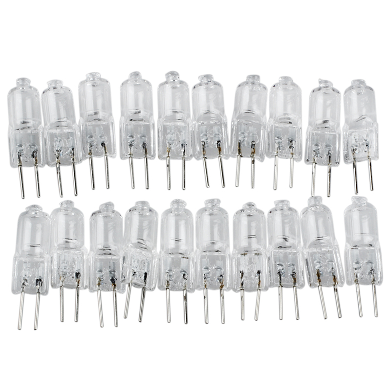 Bombilla halógena G4, 12V, 10W, blanco cálido brillante