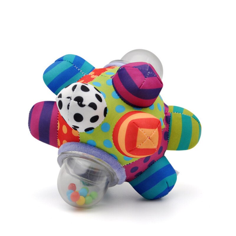 Baby Speelgoed Leuk Little Bell Baby Bal Rammelaar Speelgoed Ontwikkelen Kinderen Intelligentie Grijpen Activiteit Hobbelige Bal Voor Pasgeborenen 0- 6 Maand: Baby Ring Ball