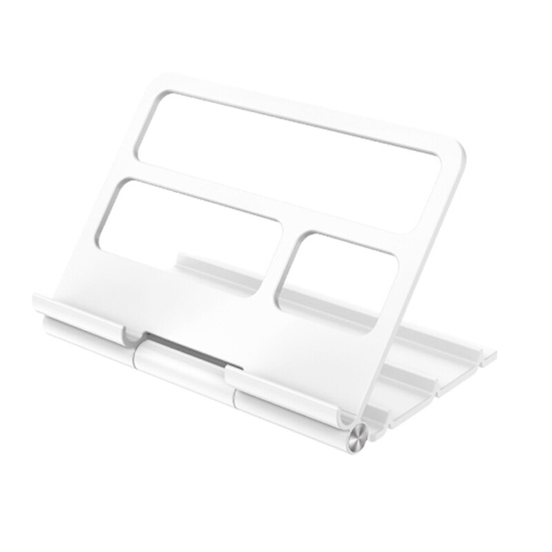 Universal Desktop Holder Tablet Stand Portable Desktop Mobile Phone Rack For Most Of Device Accessories Desktop Holder Bracket: white