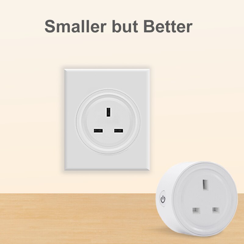 ZigBee Smart Plug Power Socket UK US Plug APP Remote Control Works With Samsung Smartthings Hub Alexa Zigbee Plug умная розетка