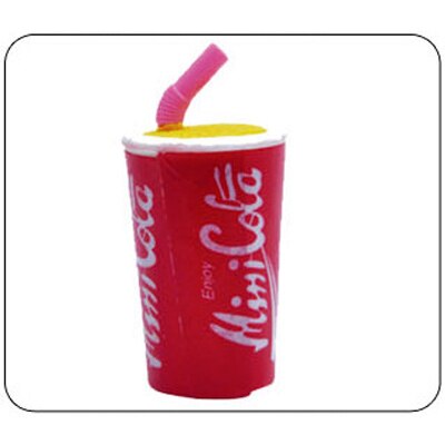 1 x matmodeller suddgummi cola hamburg gummi suddgummi kawaii pappersvaror skolmaterial papelaria för barn: Koks