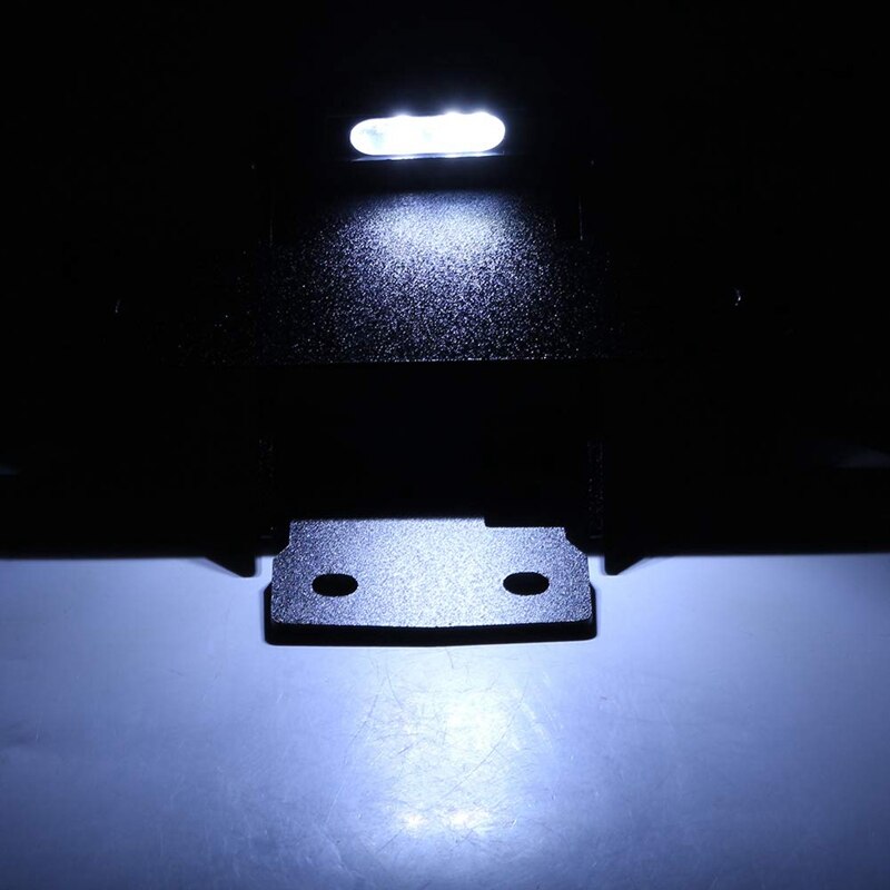 Soporte de matrícula de motocicleta guardabarros trasero con luz trasera para Kawasaki Z650 Ninja 650 negro