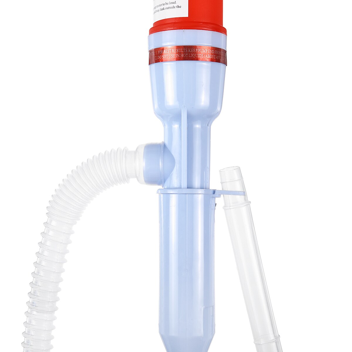 Powered Pump Diesel Fuel Solvent Portable Electric Battery Syphon Liquid Water Gas Oil Pump Power Transfer Tool Pumps Red