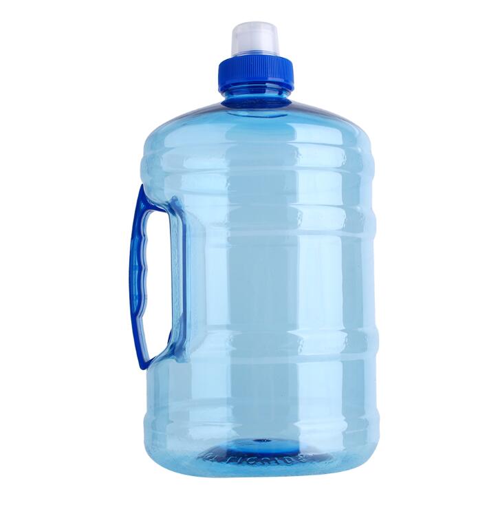 1L/2L Big Size Drink Water Bottle Large Capacity Water Bags Sports Cap Outdoor Travel Drink Kettle with Cap Gym Training: 2L Blue