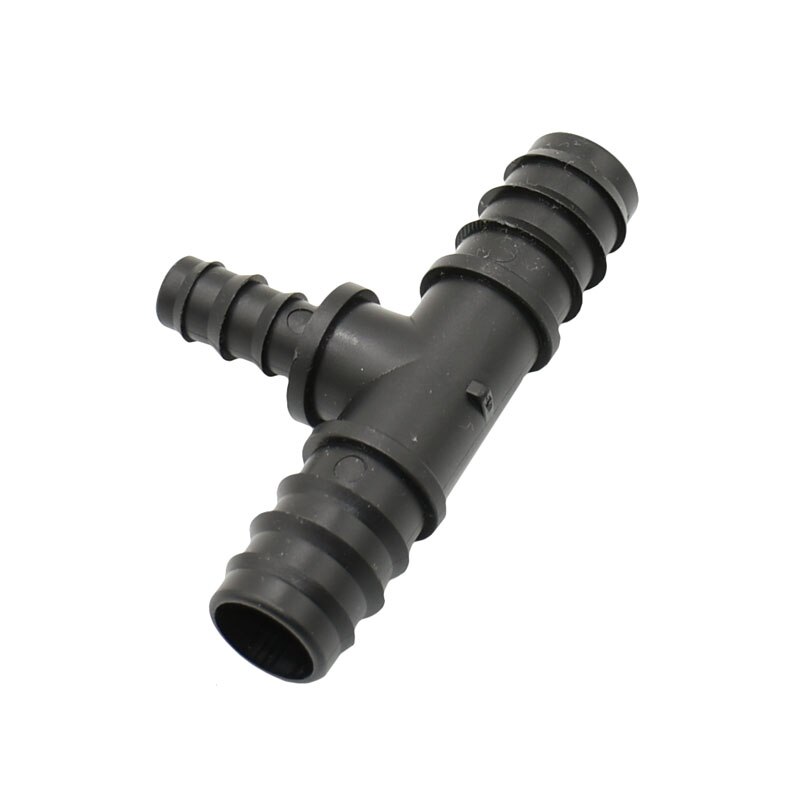25mm to 16mm 20mm hose reducing tee barb Connector water splitter DN20 to 1/2 3/4 hose tee Drip Irrigation Fittings 2 Pcs