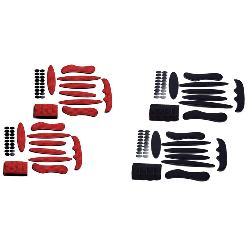 2 Pack Universal Fietsen Vervanging Spons Pads Set Helm Kussens Kit Voor Fiets Fietsen Motorhelm