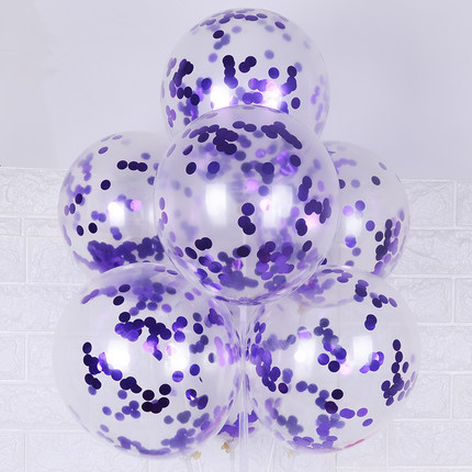 10 kpl 12 custom glitter konfetti lateksi ilmapallot häät joulukoristeet baby shower syntymäpäiväjuhlien koristelu ilmapallo: Violetti